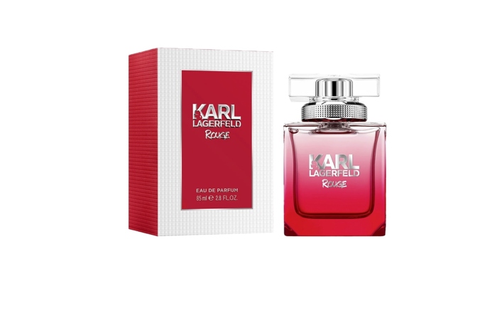 Parfemovaná voda Karl Lagerfeld Rouge, 799 Kč (85 ml), prodává Rossmann Parfemovaná voda Karl Lagerfeld Rouge, 799 Kč (85 ml), prodává Rossmann