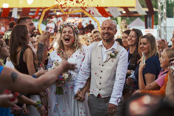 Oddali jsme neuvěřitelných 51 párů a další stovky pak prošly festivalovou svatbou nanečisto, říká Eliška Hypšmanová, Brand manažerka značky Kofola.