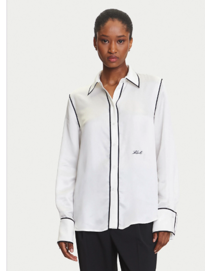 Bílá košile, Karl Lagerfeld, 2979 Kč, prodává Modivo
