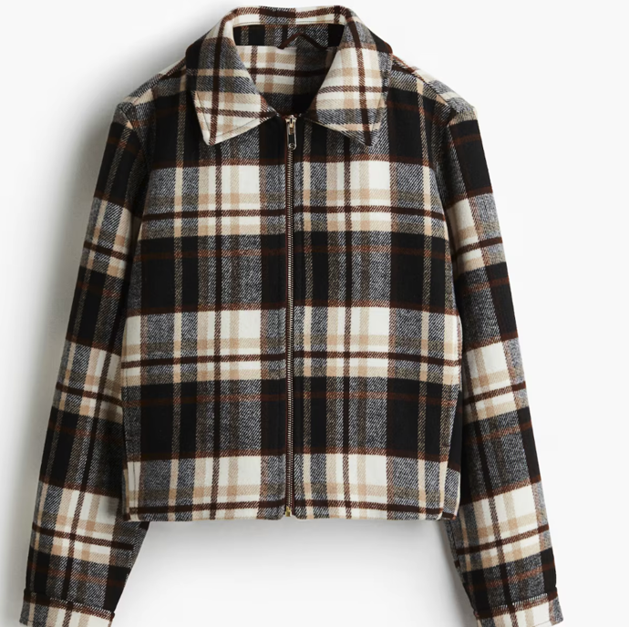 Kostkovaná bunda, H&M, 1349 Kč