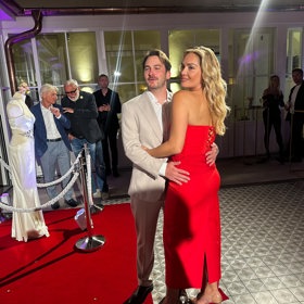Taťána Kuchařová a novomanžel Ondřej Havlíček.