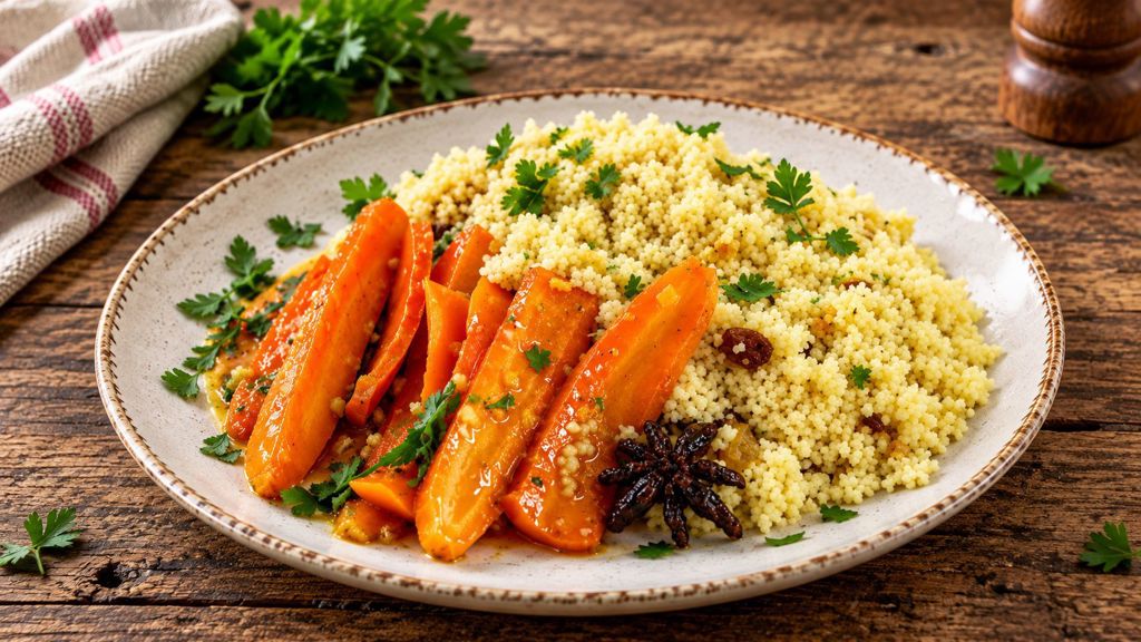 Recept na medovou karotku s kuskusem: Když se potká kulinářská rychlost s kouzlem karamelizace