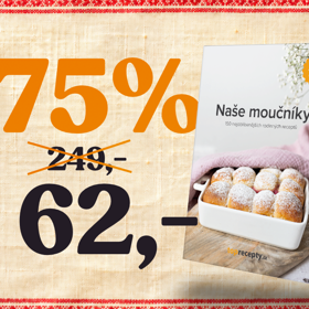 Videokuchařka Naše moučníky je to pravé pro všechny milovníky moučníků a sladkých jídel. Obsahuje 150 ověřených receptů, velikonoční i vánoční speciál a výkladový slovník sladkých pojmů. Díky této kuchařce Vám inspirace na domácí pečení nikdy nedojde. 