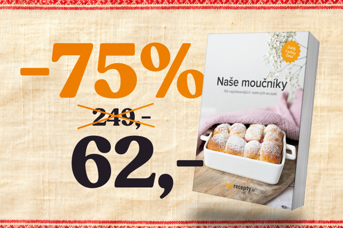 Videokuchařka Naše moučníky je to pravé pro všechny milovníky moučníků a sladkých jídel. Obsahuje 150 ověřených receptů, velikonoční i vánoční speciál a výkladový slovník sladkých pojmů. Díky této kuchařce Vám inspirace na domácí pečení nikdy nedojde. Videokuchařka Naše moučníky je to pravé pro všechny milovníky moučníků a sladkých jídel. Obsahuje 150 ověřených receptů, velikonoční i vánoční speciál a výkladový slovník sladkých pojmů. Díky této kuchařce Vám inspirace na domácí pečení nikdy nedojde.