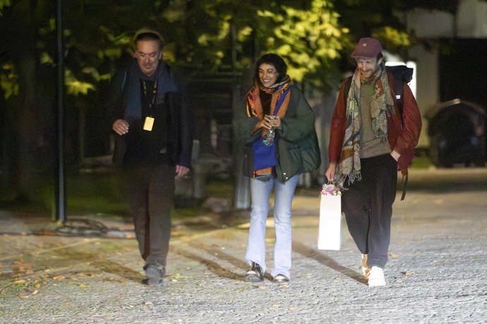 Luciana Tomášová a Tomáš Matonoha odcházeli společně. 