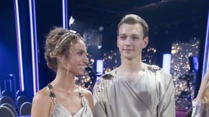 FOTO: Tomas Sean Pšenička si při tanci roztrhl kostým.