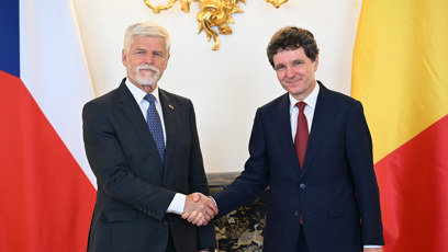 FOTO: Petr Pavel a Nicușor Dan, prezident Rumunska.