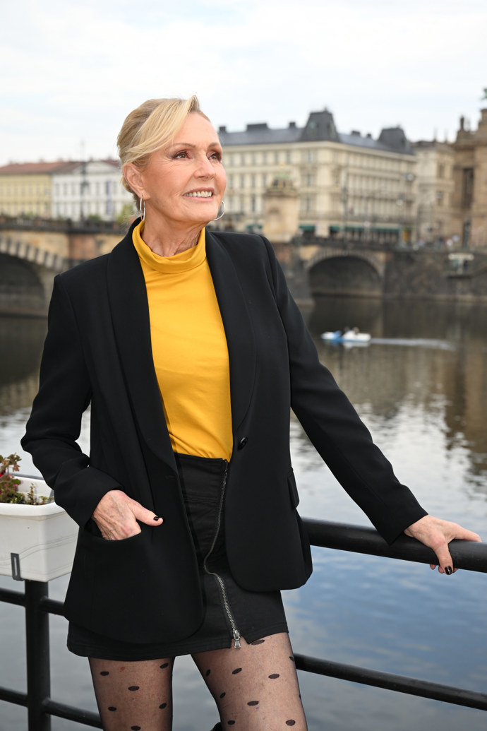 Helena Vondráčková všem přítomným vyrazila dech. 