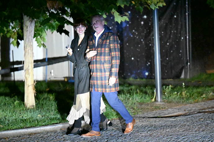 Anna Dvořáková rozdávala úsměvy jako vždy.