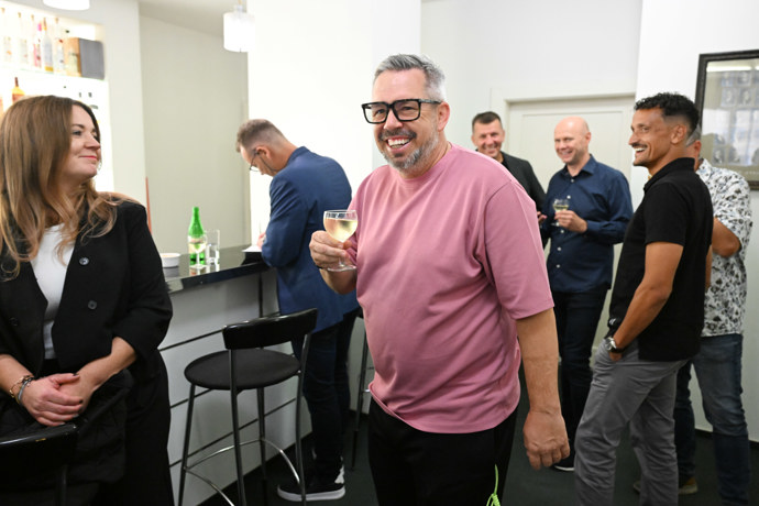 I Pavel Horváth přišel rozdávat úsměvy. 
