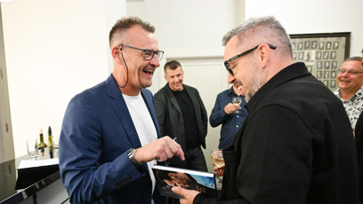 FOTO: Vysmáty Pavel Královec s Pavlem Horváthem.