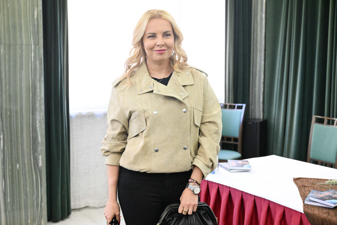 Kateřina po boku svého manžela přišla sdílet úspěchy Pavla Královce. 