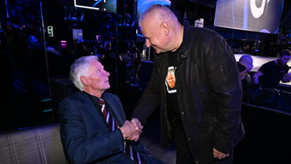 FOTO: Miroslav Sládek se přivítal s Kajínkem.