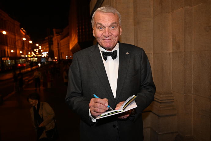 Bohuslav Svoboda měl dobrou náladu.