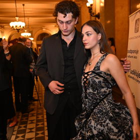 Jan Polívka s partnerkou.