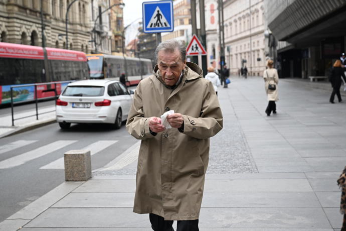 František Němec přišel dát poslední sbohem Jiřímu Štěpničkovi.