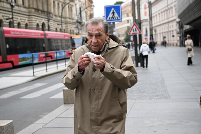 František Němec přišel dát poslední sbohem Jiřímu Štěpničkovi.