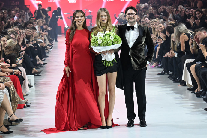 Vítězka Pure Model Klára Kaločová spolu s Andreou Bezděkovou.