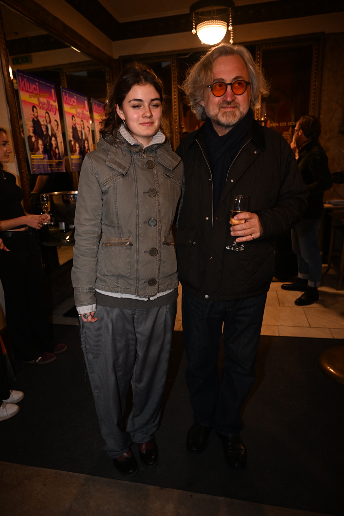 Jan Hřebejk na premiéře filmu Kluci to vidí jinak než holky. 