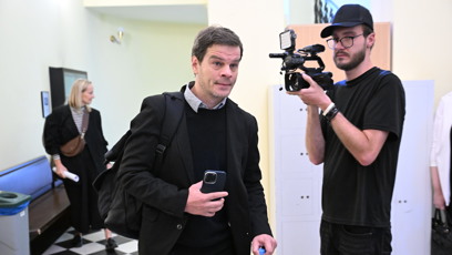 FOTO: Adam Kraus působil před soudním jednáním poněkud unaveným dojmem.