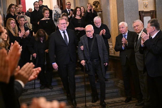 Přátelé, rodina a kolegové dali poslední sbohem Jiřímu Štěpničkovi.