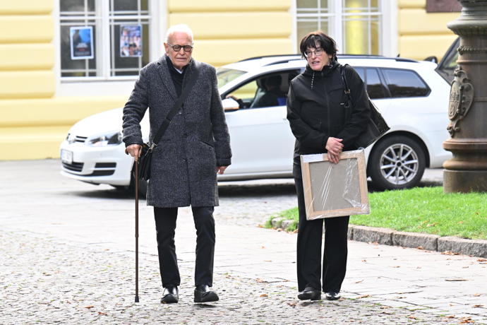 Mezi hosty smuteční hostiny byl malíř Petr Pavlík. 