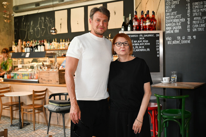 Vojta Dyk a Uljana Donátová. 