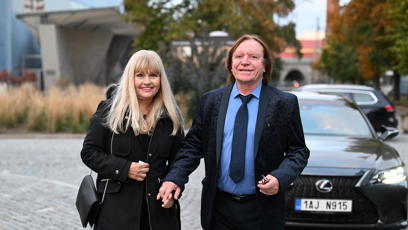 FOTO: Dana Broumová a Milan Broum rozdávali úsměvy.