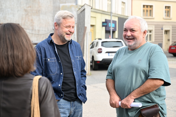 Dorazil i herec Václav Svoboda.