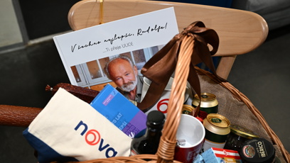 FOTO: Dárkový koš pro Rudolfa.