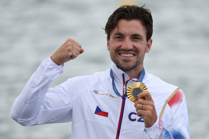 Martin Fuksa získal zlatou olympijskou mediali v Paříži v roce 2024. 