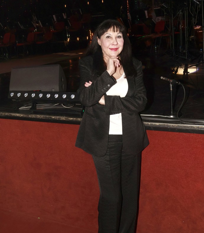 Dagmar Patrasová vyrazila na finálový večer pěvecké soutěže Bon Art Junior Fest.