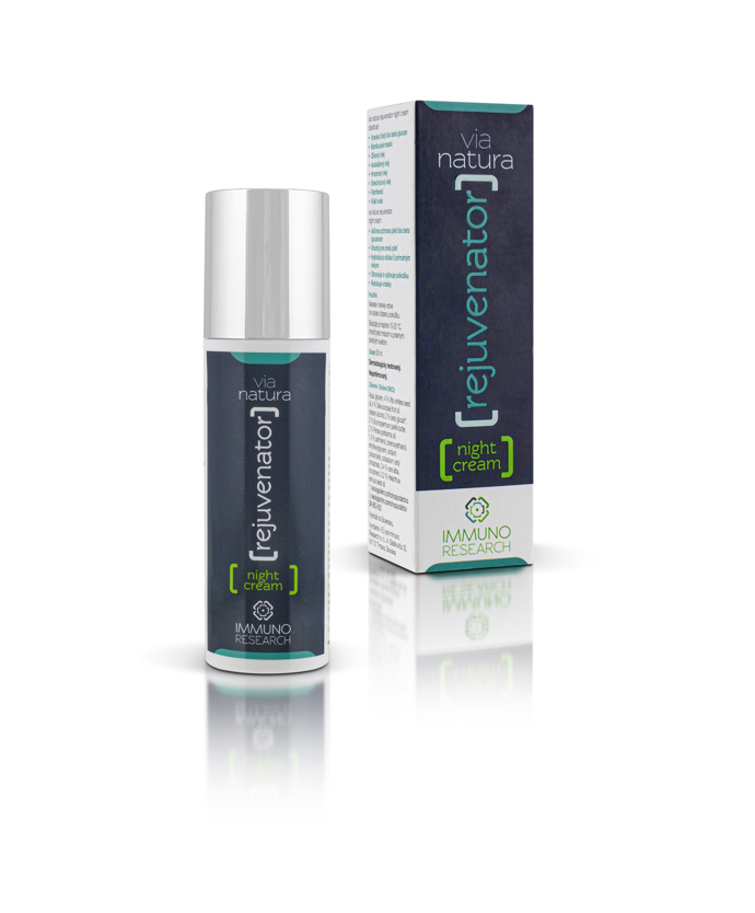 Intenzivně hydratační a vyživující noční krém s BIO beta glukanem, pěti výživnými rostlinnými oleji, včelím voskem a panthenolem pro přirozenou regeneraci a ochranu pokožky, Natures, 425 Kč