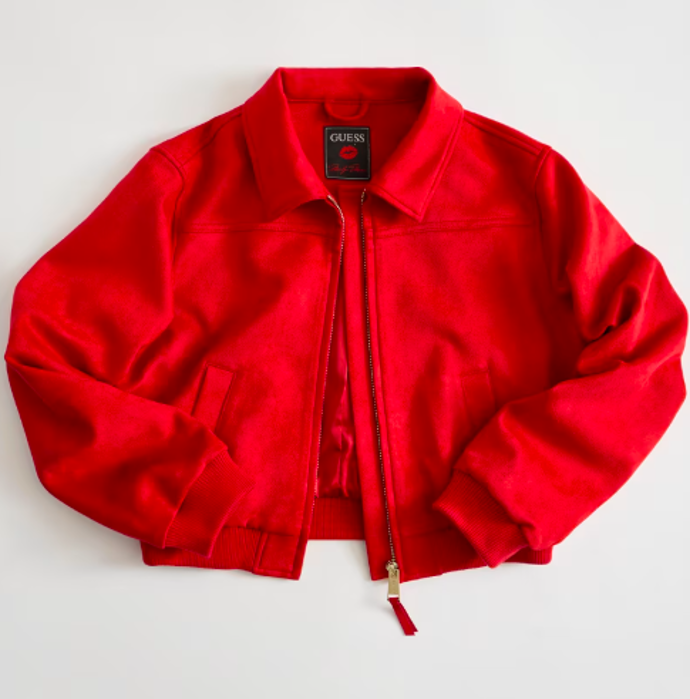 Semišový bomber, Guess, 3990 Kč Semišový bomber, Guess, 3990 Kč