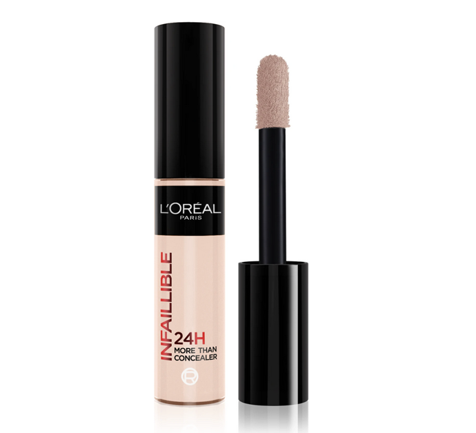 Korektor  Infaillible 24h More Than Concealer je díky různým odstínům skutečně všestranný – můžete s ním provést nejen korekci nedokonalostí pleti, ale také rozjasnění (se světlejšími odstíny) či konturování (s tmavšími odstíny). 309 Kč