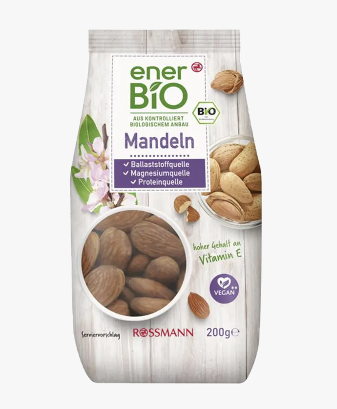 enerBiO jádra mandlí, 84,90 Kč
enerBiO jádra mandlí, 84,90 Kč