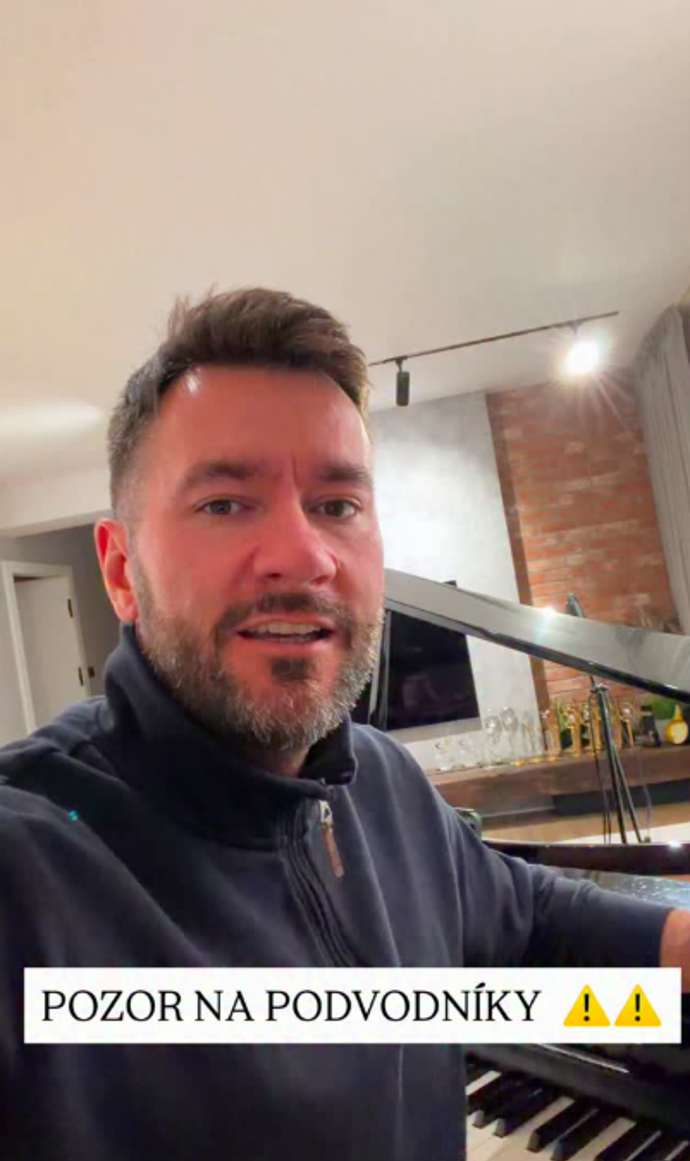 Marek Ztracený varuje před podvodníky. 