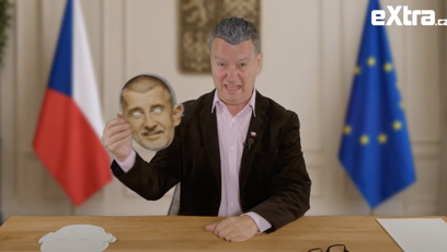 FOTO: Petr Jablonský se v novém díle satirického pořadu To byl zase týden opět převtělil do šéfa hnutí ANO Andreje Babiše.