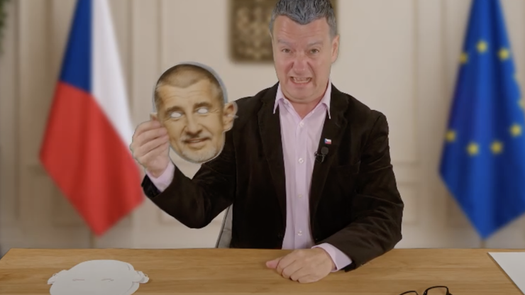 Petr Jablonský se v novém díle satirického pořadu To byl zase týden opět převtělil do šéfa hnutí ANO Andreje Babiše.