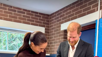FOTO: Princ Harry a Meghan Markle na návštěve v Nottinghamu.
