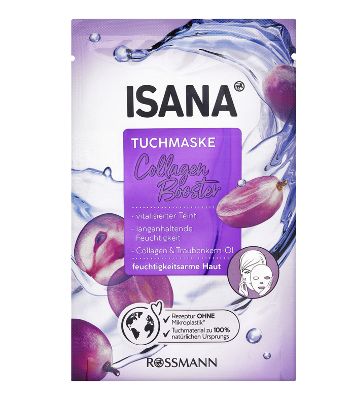 Isana Pleťová maska s kolagenem, 35 Kč