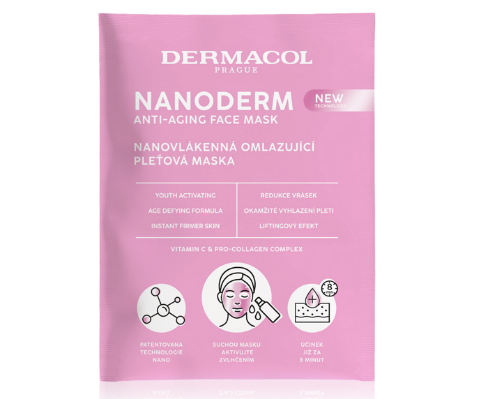 Nanoderm nanovlákenná omlazující pleťová maska, 135 Kč