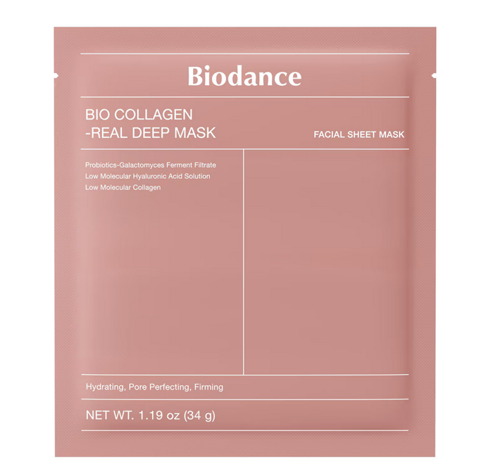 Bio Collagen-Real Deep Mask – Hydratační a zpevňující maska, 150 Kč