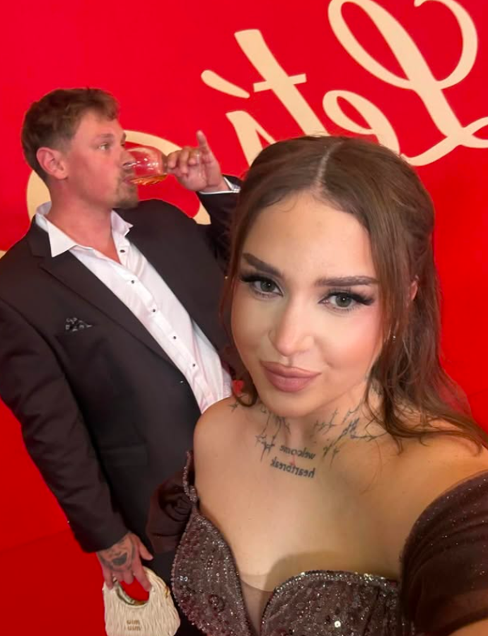 Luisa Bertáková s bývalým partnerem na Let's Dance Markízy. 