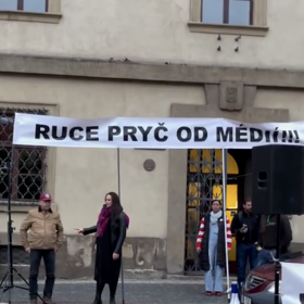 Proslov měla i Jitka Čvančarová.