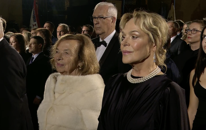 Bývalé první dámy Livia Klausová a Dagmar Havlová.