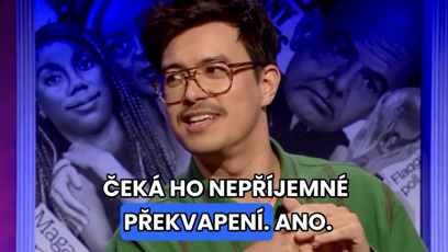 FOTO: Phil Wang přitakal poznámce, že českého premiéra čeká nepříjemné překvapení.
