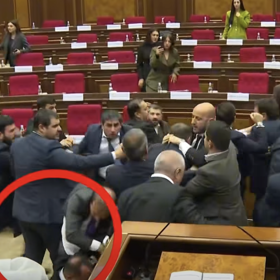 Arménští politici se porvali.