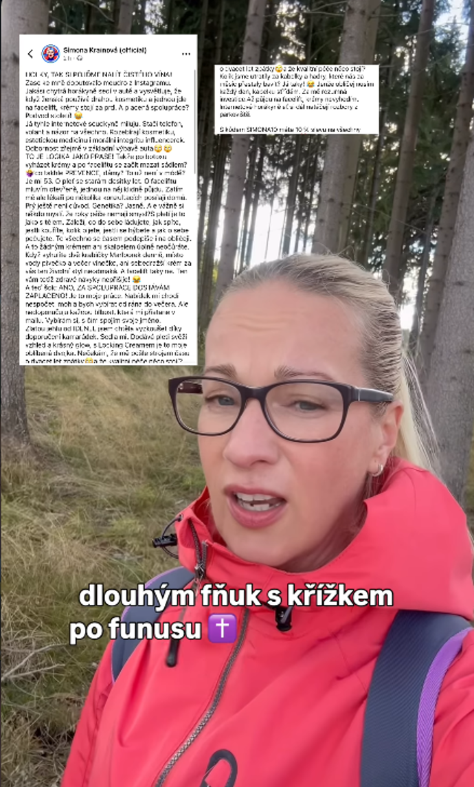 Aktérka se pustila do Simony Krainové. 