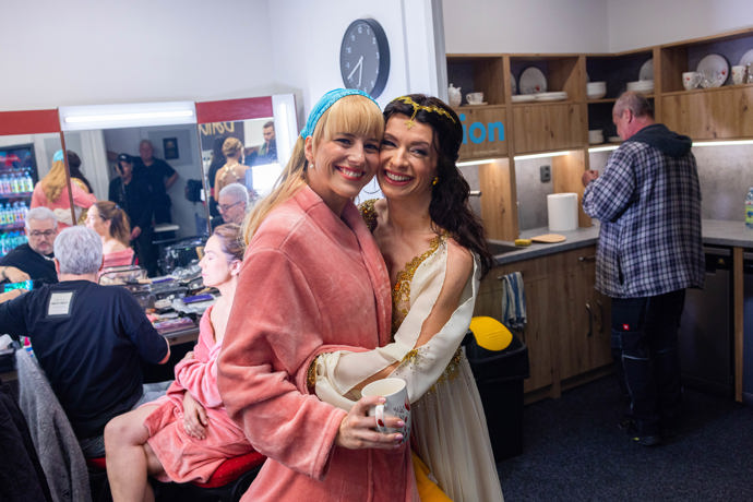 Catharina Málek a Lenka Nora Návorková.